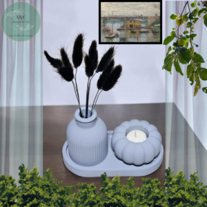 Scented Candle & Vase