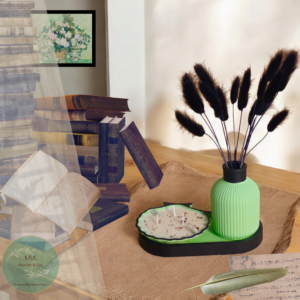 Scented Candle & Vase