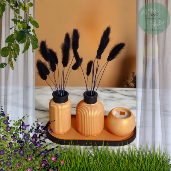 Scented Candle & Vase