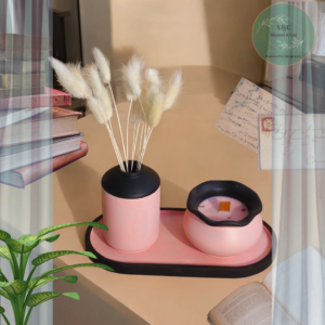 Scented Candle & Vase