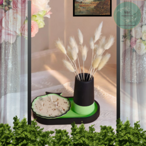 Scented Candle & Vase